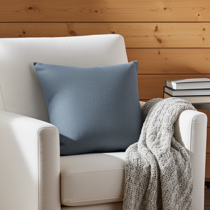 Linen Look Cushion - Slate