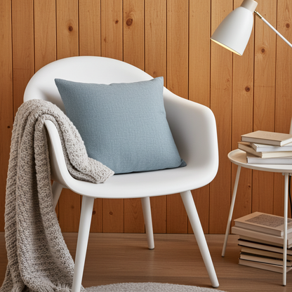 Linen Look Cushion - Shale