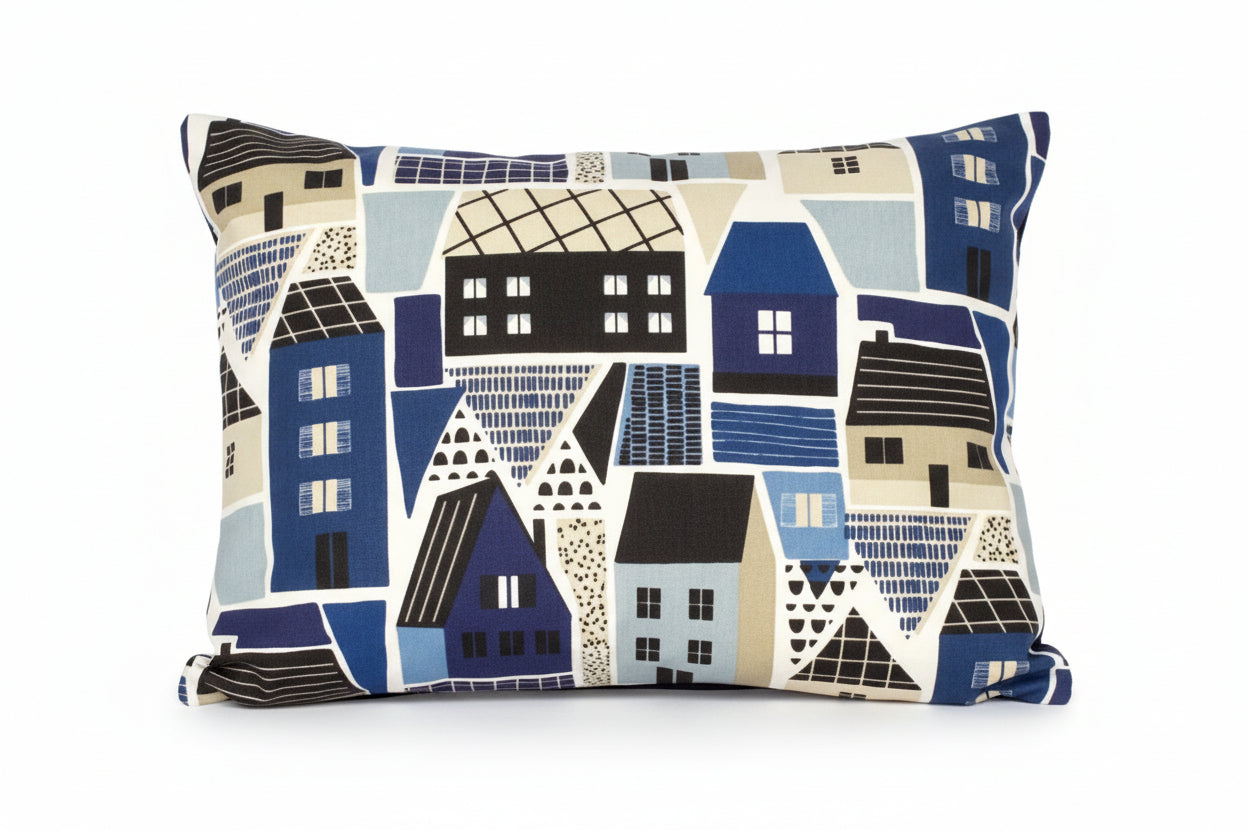 just cushions clovelly rectangular seaside themed cushion