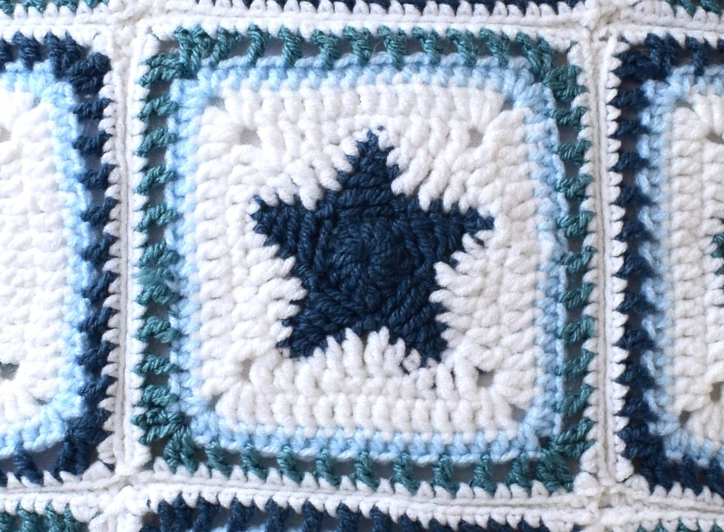Crochet Moon & Stars Cushion