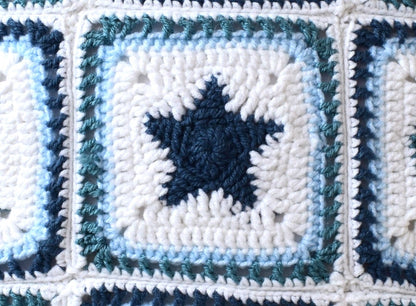 Crochet Moon & Stars Cushion