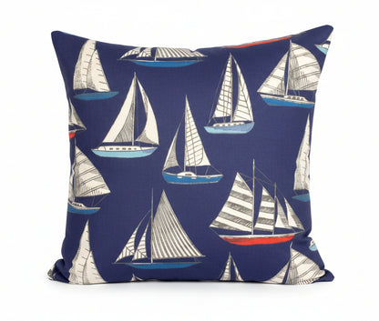 Yachts Cushion - Navy