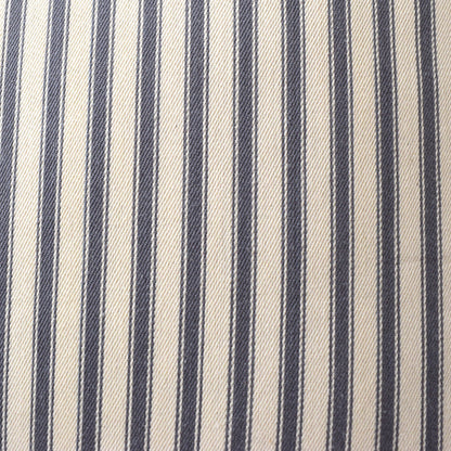 just cushions soft ticking striped cushion grey sustainable cotton handmade cushion made in the uk fabric sample